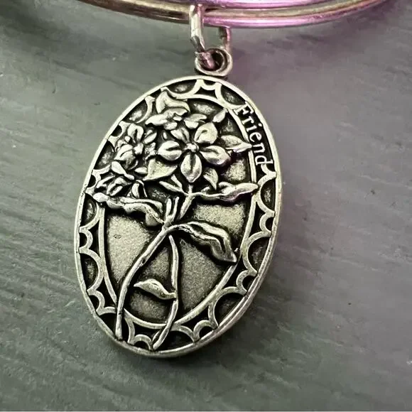 Alex & Ani Friends Silver Tone Bracelet - Picture 3 of 5